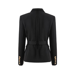 Blazer Com Cinto B - Alfaiataria Luxo
