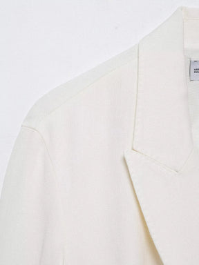 Conjunto de Blazer com Laço e Calça Cintura Alta – Elegância Sofisticada para a Meia-Estação