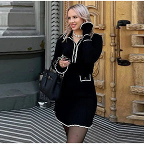 Vestido Tricô Detalhe manga - Novidade