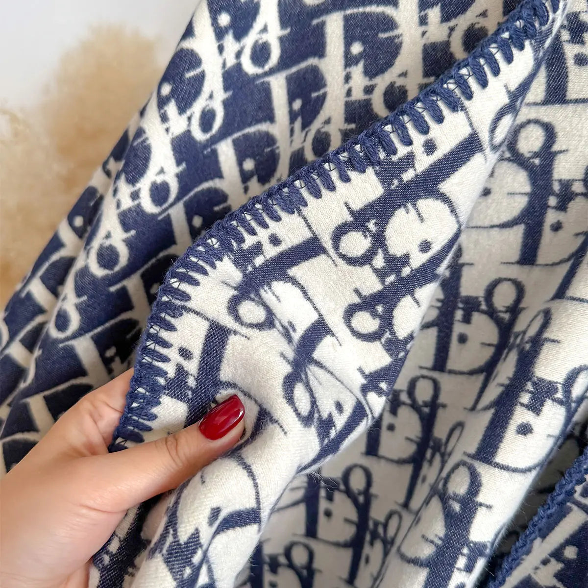 Echarpe Estilo Pashmina em Cashmere