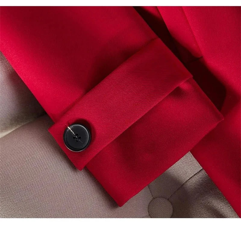 Sobretudo Botão Duplo Com bolsos