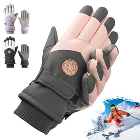 Luvas de Inverno para Esportes com Isolamento Térmico e Proteção Antiderrapante