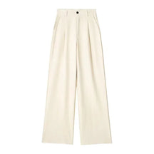 Calça de Alfaiataria Listrada – Cintura Alta e Silhueta Wide Leg Elegante