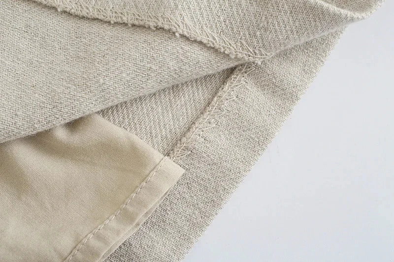 Vestido Linho bordado - Novidade