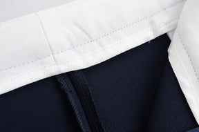 Conjunto Feminino Versátil – Blusa Básica com Recortes e Calça Reta Cintura Alta