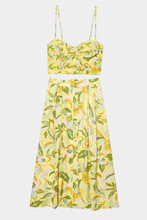 Conjunto Floral com Top Cropped e Saia Evase – Duas Peças Elegantes