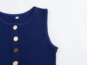 Vestido Midi Tricô modal