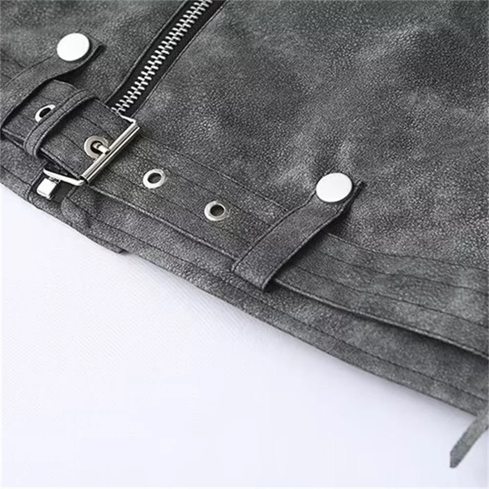 Jaqueta de Couro Feminina com Design Atemporal – Estilo e Elegância para Todas as Estações