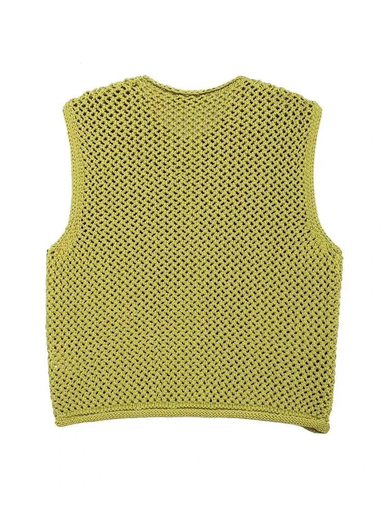 Colete Tricô Verão - Novidade