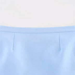 Conjunto Feminino Elegante – Top Tomara-Que-Caia Ajustado + Saia Curta