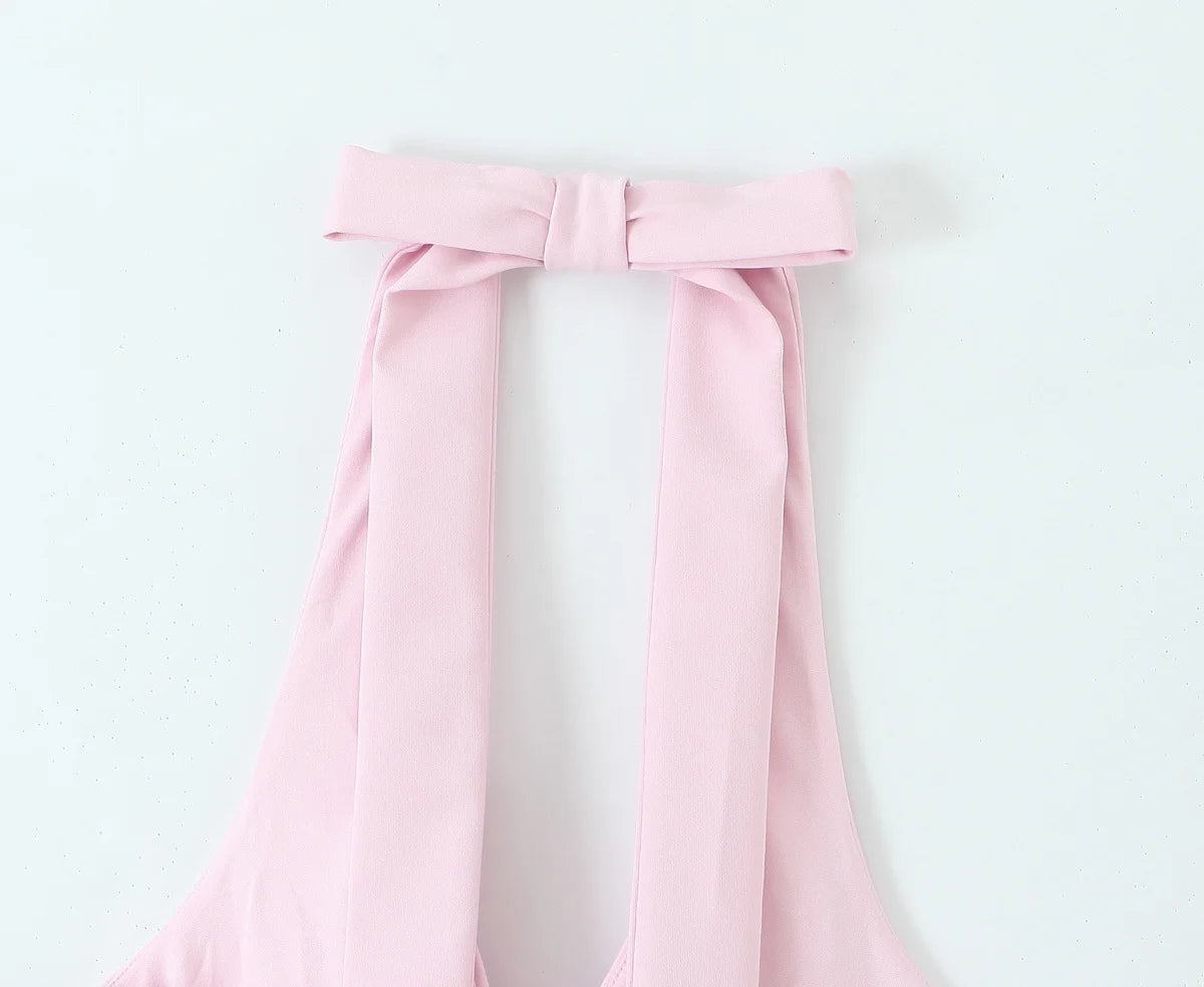 Top Halter com Laço nas Costas