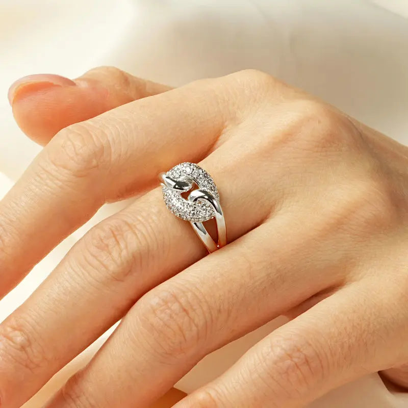 Anel de Luxo – Banhado a Ouro 14k