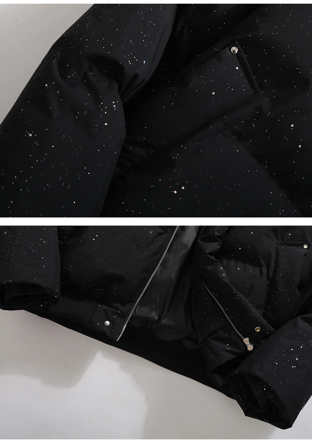 Jaqueta Puffer Espessa de Inverno – Design Urbano com Toque Vintage