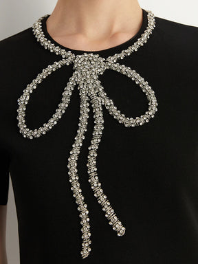 Vestido Bordado Cristal - elegante