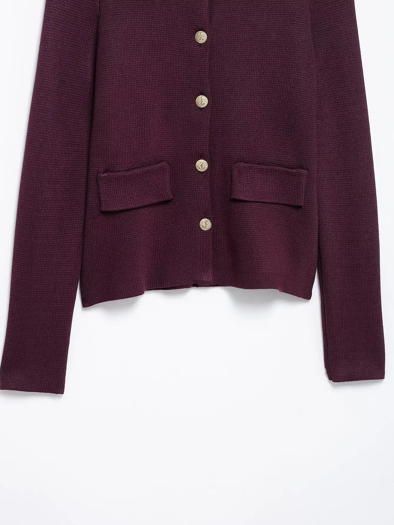 Conjunto Feminino Minimalista em Tricô – Jaqueta + Saia | Look Elegante