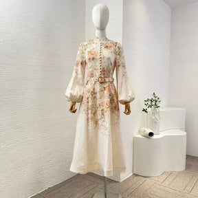 Vestido Luxo ALEMAiS 100% Linho puro