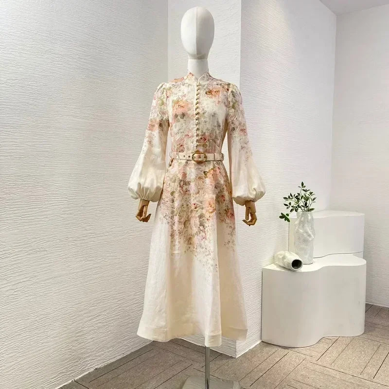 Vestido Luxo ALEMAiS 100% Linho puro