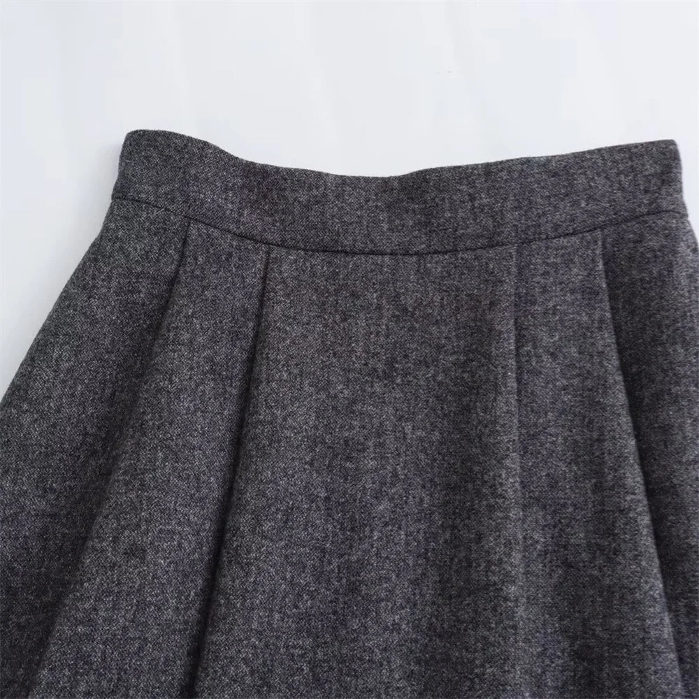 Conjunto, saia midi ou Blazer Elegante - alta moda