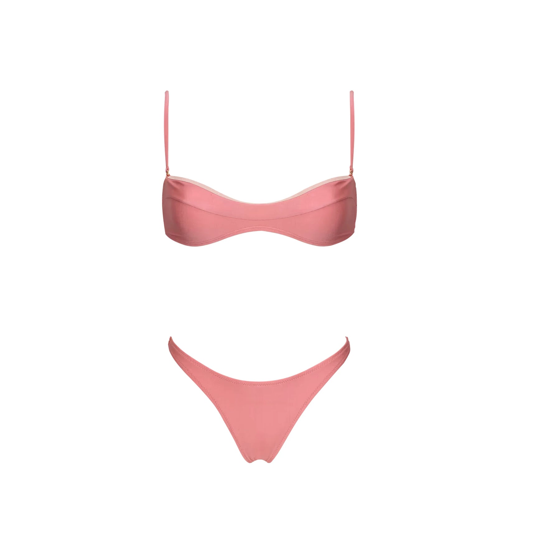 Conjunto Biquíni e Saia Transpassada de Caimento Leve para Verão