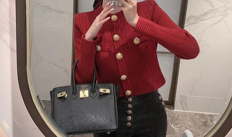 Cardigan Modal Com botões -