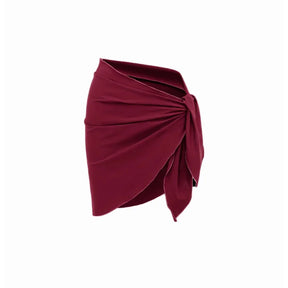 Conjunto de Biquíni Bandeau Tomara que Caia com Saia