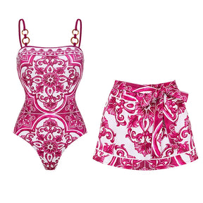 Conjunto de Maio e Saia Clássico - Designer Sofisticado