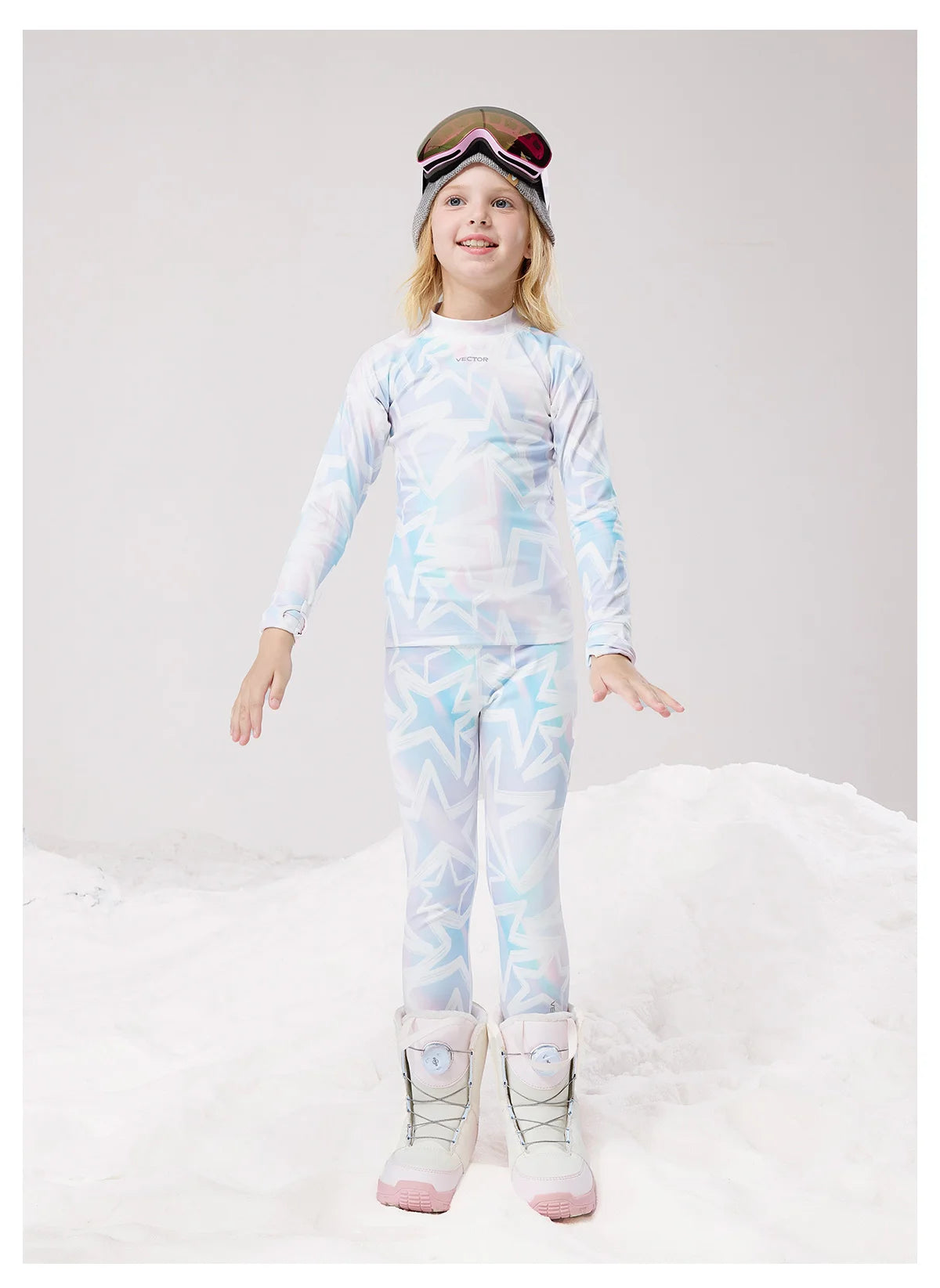 Conjunto Térmico Infantil Ultra Suave: Camada Base de Secagem Rápida