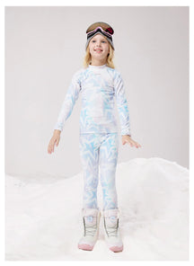 Conjunto Térmico Infantil Ultra Suave: Camada Base de Secagem Rápida