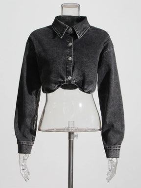 Conjunto Jeans top e saia cargo  - Novidade