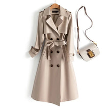 Trench Coat Couro de Cabra(Pelica)– Cintura Marcada e Caimento Sofisticado