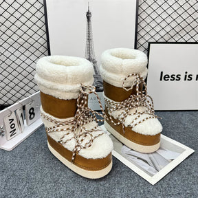 Bota de Inverno Aveludada Antiderrapante- Coleção SKI