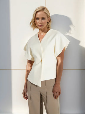 Camisa elegante alfaiataria - corte perfeito