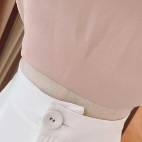 Colete com Laço Grande e Alças Finas - Estilo Sexy e Elegante