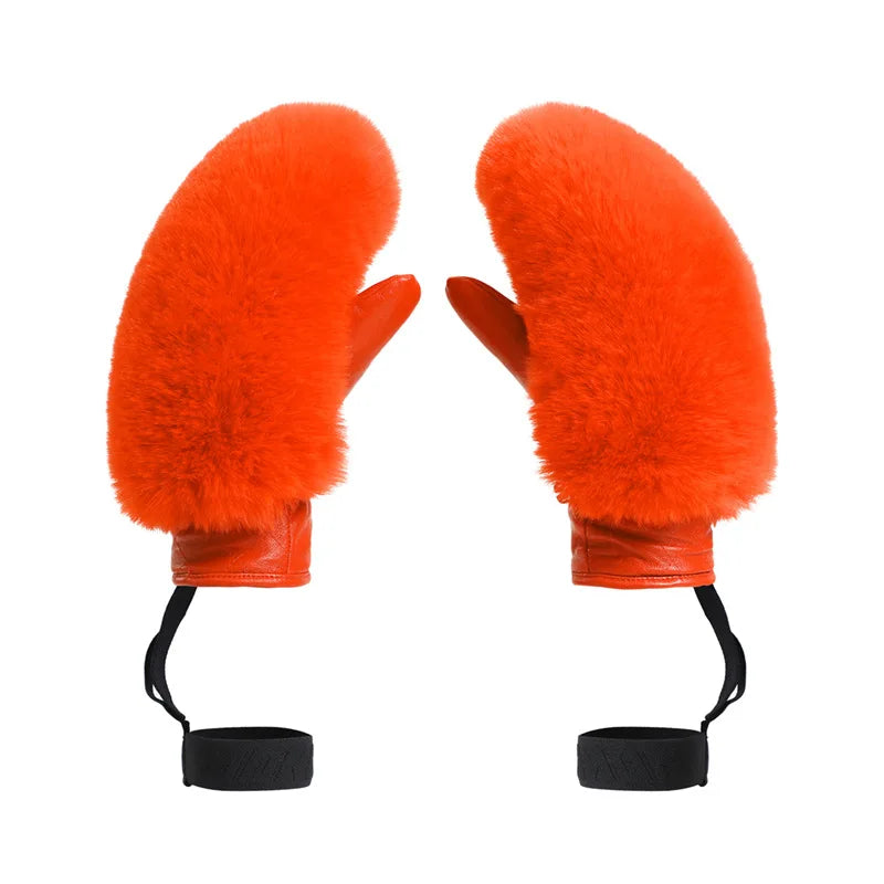 Luvas para Neve com Proteção Térmica e Forro Plush