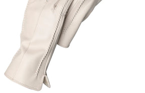 Luvas Femininas em Pelica (Couro de Ovelha) com Forro Aveludado e Toque para Tela – Elegância de Inverno