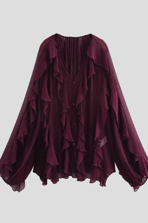 Blusa com Babados e Amarração – Leveza e Estilo para o Dia a Dia