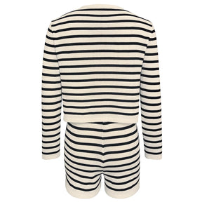 Conjunto Cardigan e shots Tricô - elegante e Sofisticado