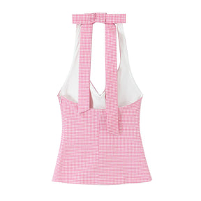 Top Halter com Laço nas Costas
