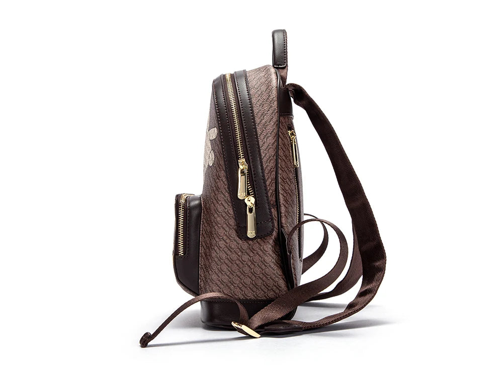 Mochila CHCh Feminina Premium com Design Exclusivo e Detalhe Artístico