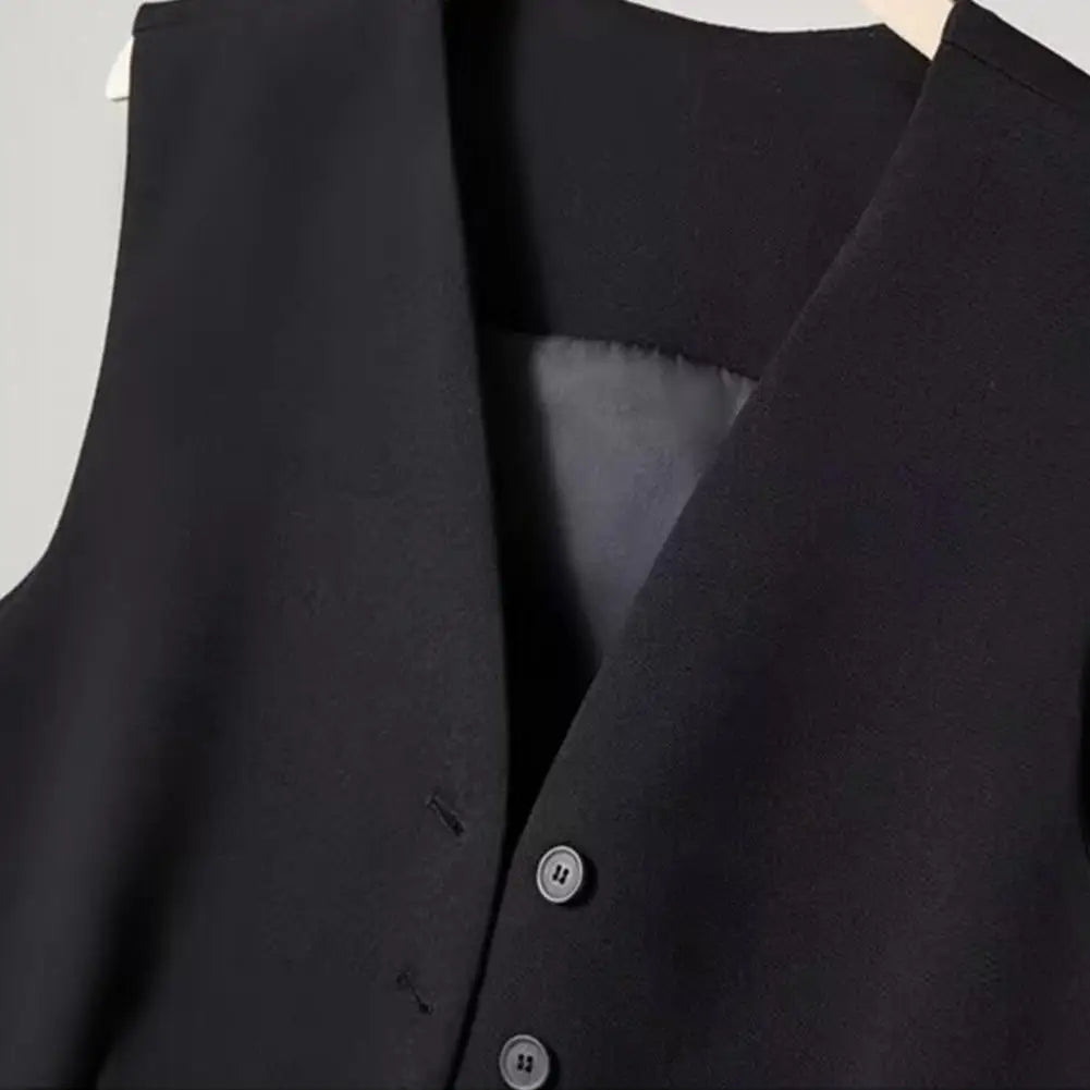 Colete Com detalhe Bolso Alfaiataria