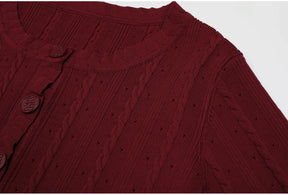 Conjunto Elegante em Tricot com Manga Curta e Saia