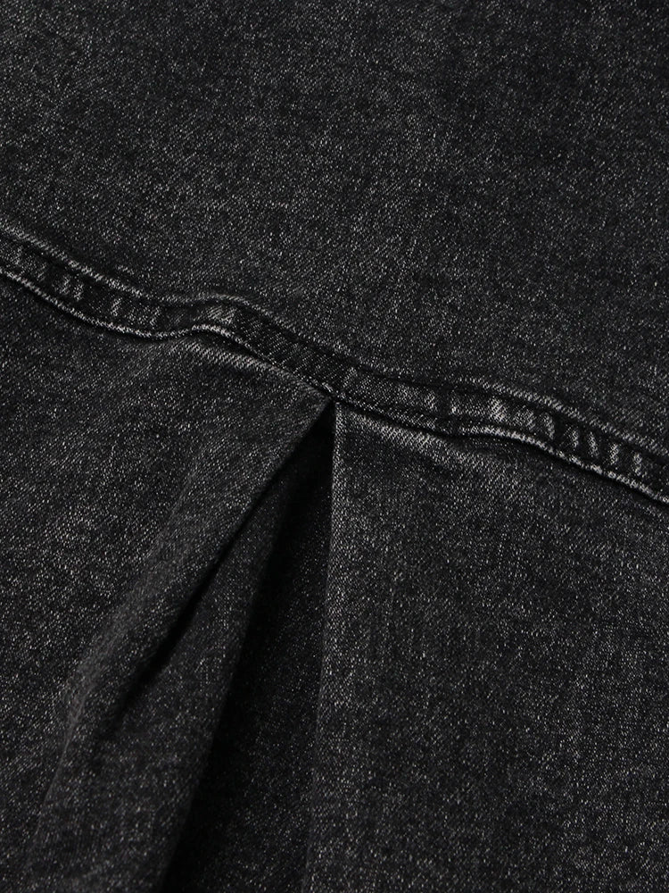 Conjunto Jeans top e saia cargo  - Novidade