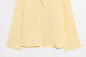 Conjunto Estilo Resort: Camisa Oversized e Short Curto com Bolsos
