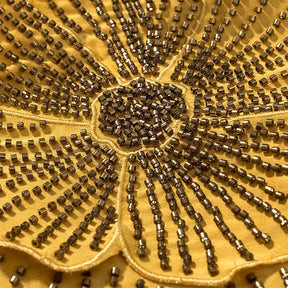 Vestido Longo Elegante com Detalhe de Flor Bordado a Mão