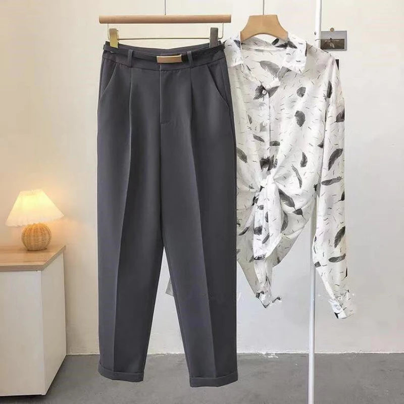 Calça Alfaiataria Com Cinto