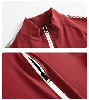 Conjunto 2 Peças – Jaqueta de Manga Longa e Calça Jogger Ajustada