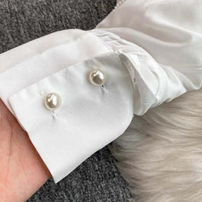 Conjunto bordado delicado - Calça e camisa