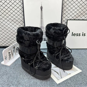 Bota de Inverno Aveludada Antiderrapante- Coleção SKI