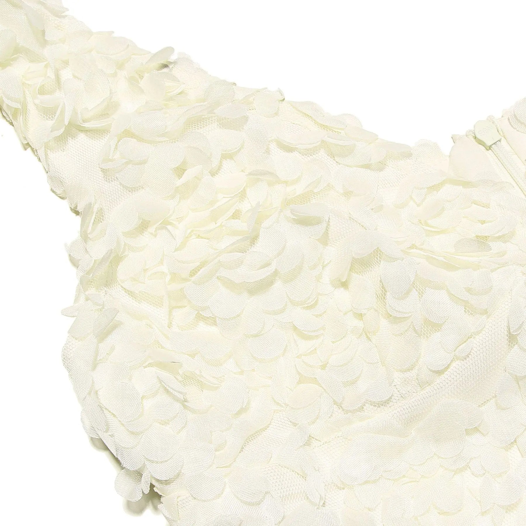 Vestido Longo Elegante com Decote V e Flores 3D – Modelo Slim, Sem Mangas, Midi/Maxi