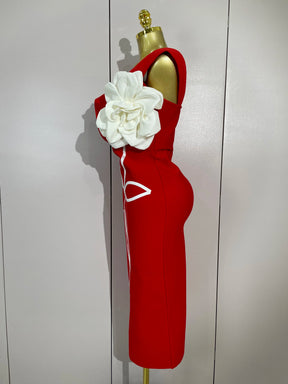 Vestido Longo Elegância Floral com Ombros à Mostra – Silhueta de Impacto